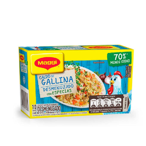 CALDO MAGGI DESMENUZ 10U BAJO SODIO